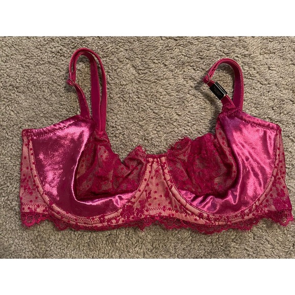 Victoria's Secret Other - Victoria's‎ Secret Dream Angels Push-up w/o Padding Bra 32C Velvet Fuschia